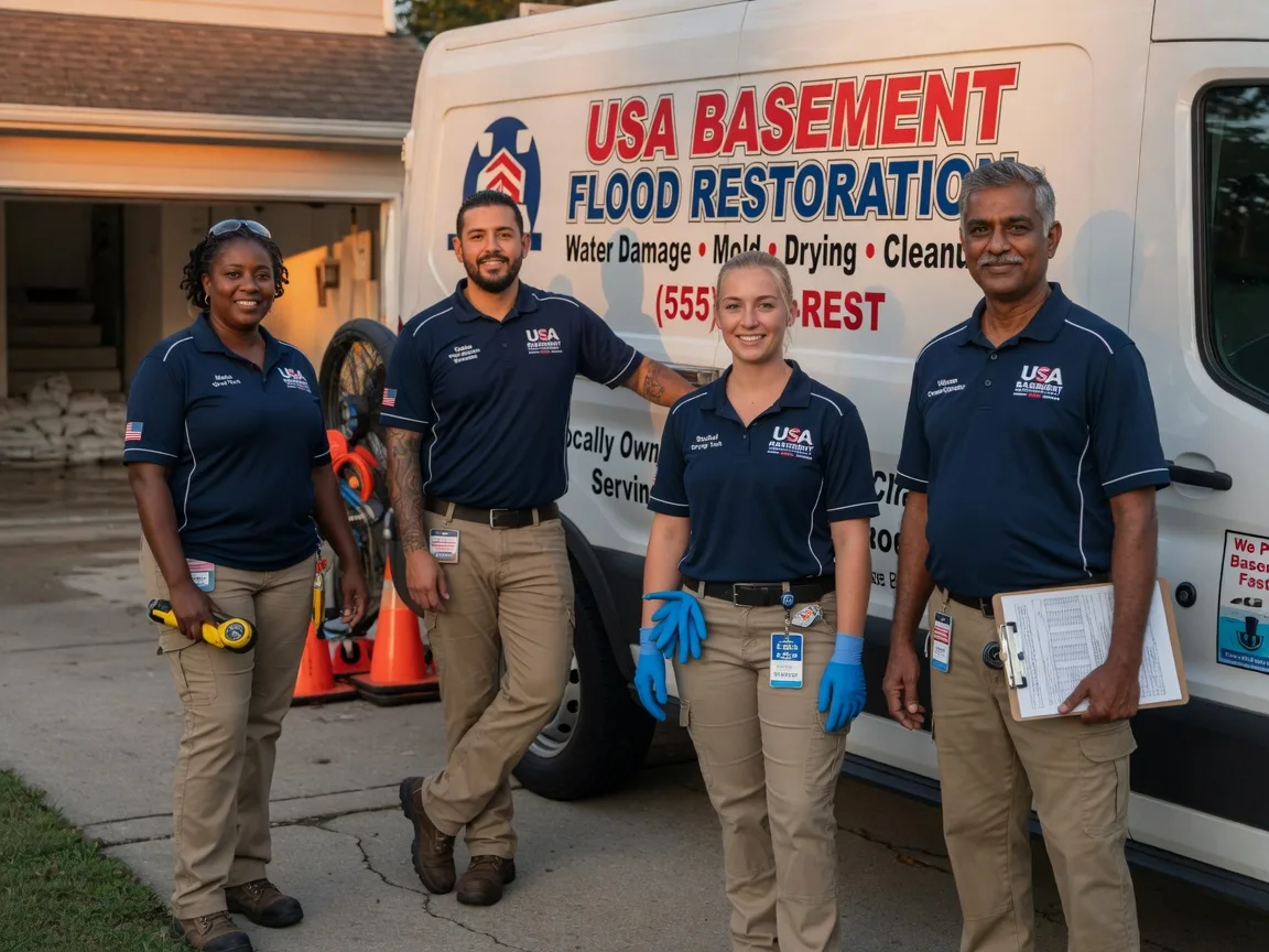 Basement Flood Cleanup company in Commiskey, IN