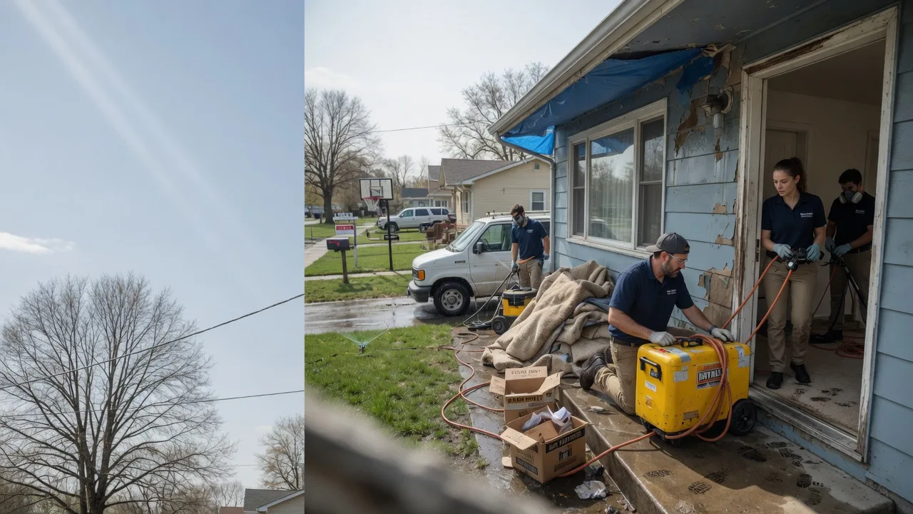 Basement Flood Cleanup in Commiskey, IN near me